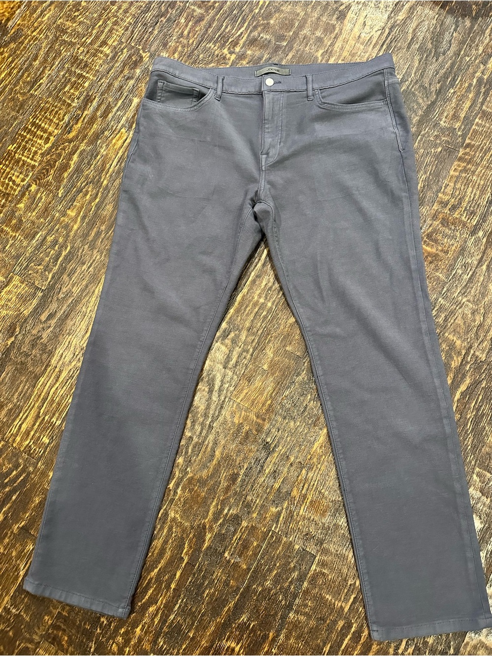 Joe's Jeans the Asher Men's Slim Straight Jeans in Charcoal